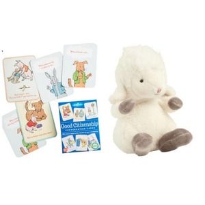 Easter gift lot birthday holiday Easter lamb stuffed animal new and new card gam